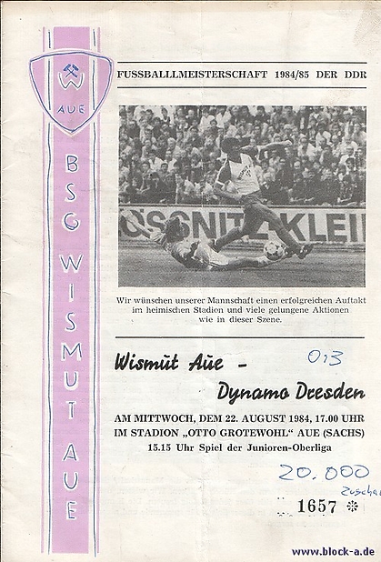 Aue - Dresden