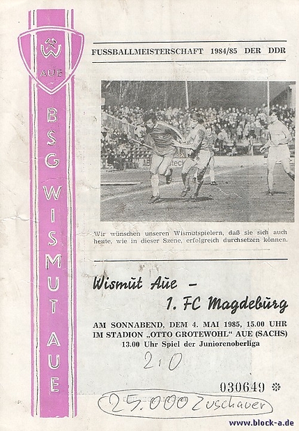 Aue - Magdeburg
