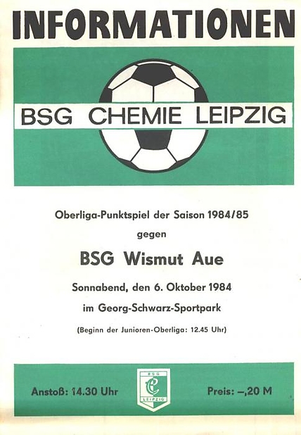 Chemie Leipzig - Aue