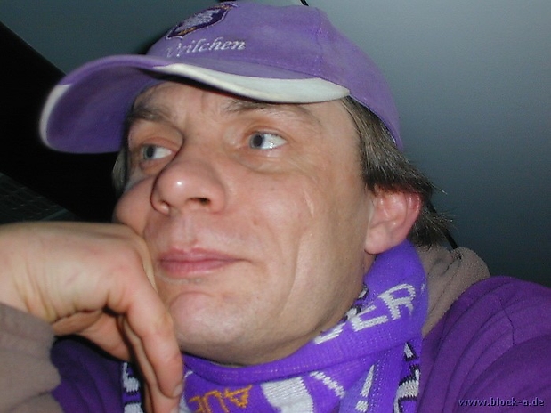 Heckert im Fanbus