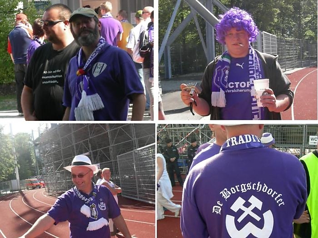 Aue Fans in Burghausen