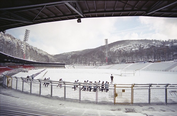13.03.2006 Mannschaft trainiert im Schnee