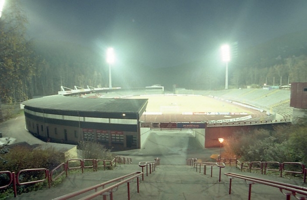 09.11.2003 Flutlichttraining im Erzgebirgsstadion