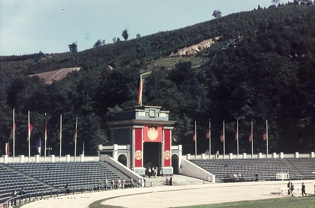 Der alte Turm im Lößnitzer Marathontor