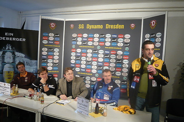 Pressekonferenz Dresden - Aue
