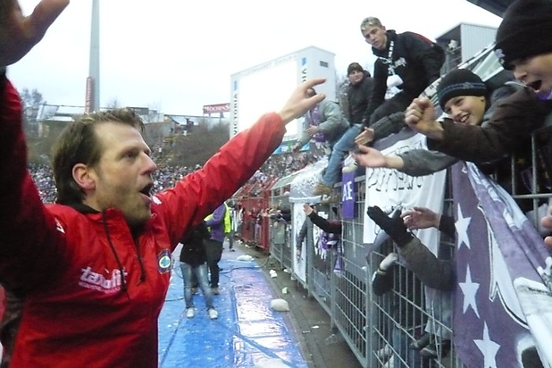 Euphorie mit Trainer Rico Schmitt