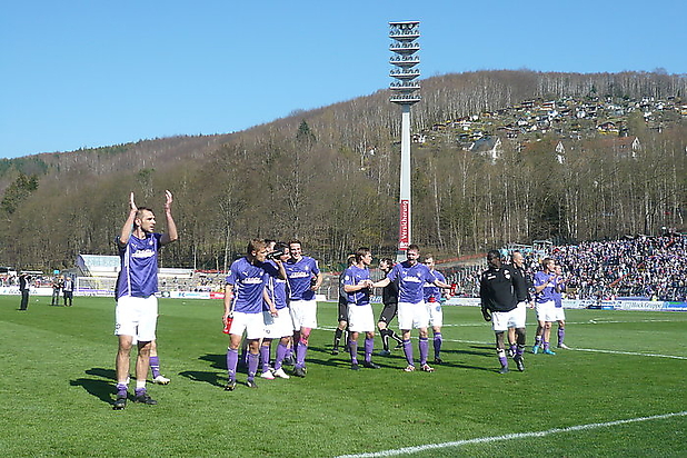 Mannschaft nach dem Spiel