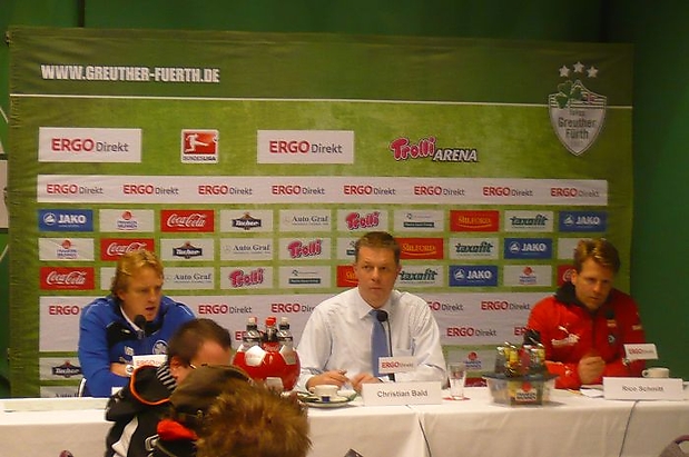 Fürth-Aue Pressekonferenz