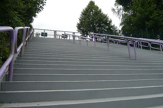 26.07.2010 Die grosse Haupttreppe ist fertig.