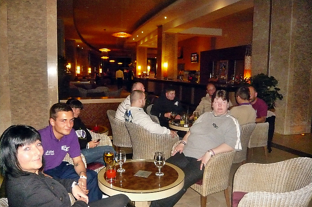 Letzter Abend im Hotel - die Stunden werden schon gezählt