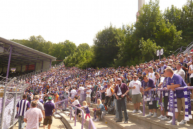 4. Block A-B vor dem Anpfiff