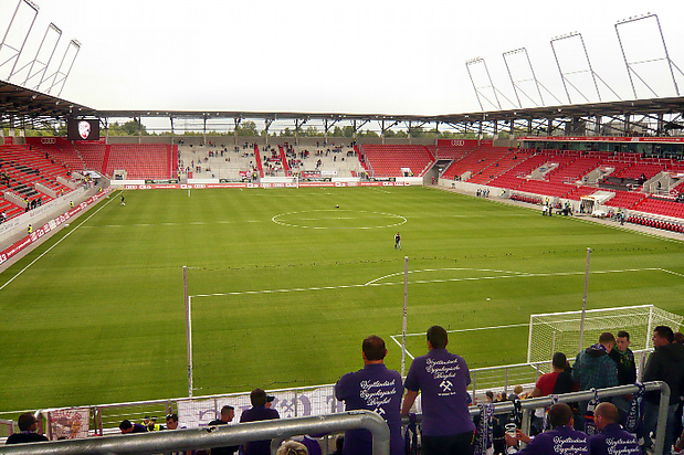 Blick aus dem Gästeblock