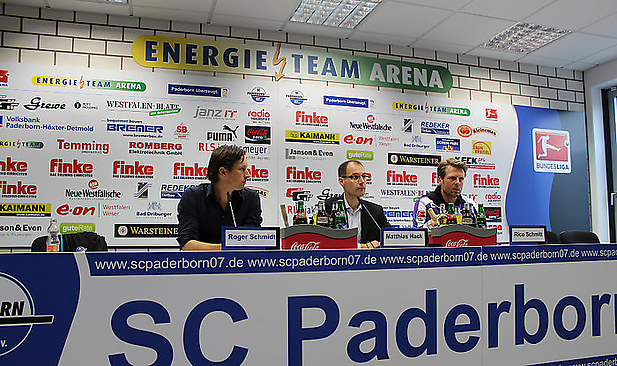 Pressekonferenz in Paderborn
