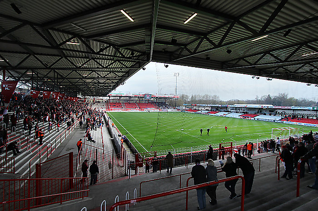 Vor dem Spiel Stadionrundgang