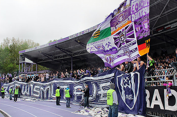 Block O-P nach dem Spiel