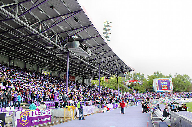 Schalparade vor dem Spiel