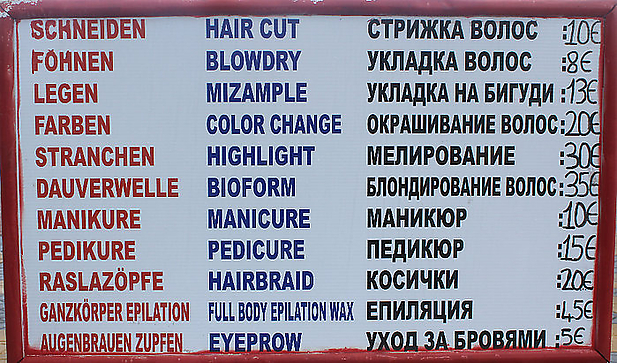 69.Frisörpreise in Lara