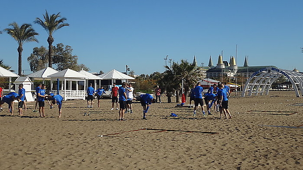 Strandtraining am Donnerstag
