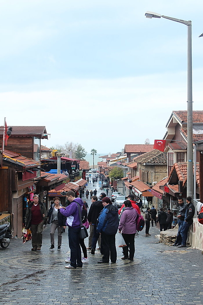 Einkaufsstraße in Side