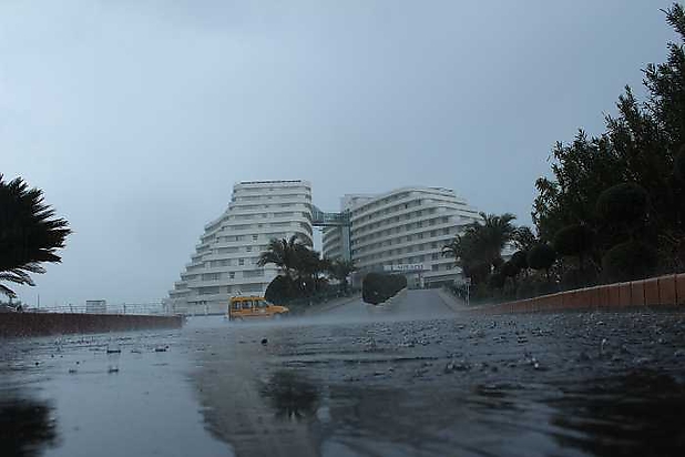 Samstag Nachmittag - das schlechte Wetter ging los...