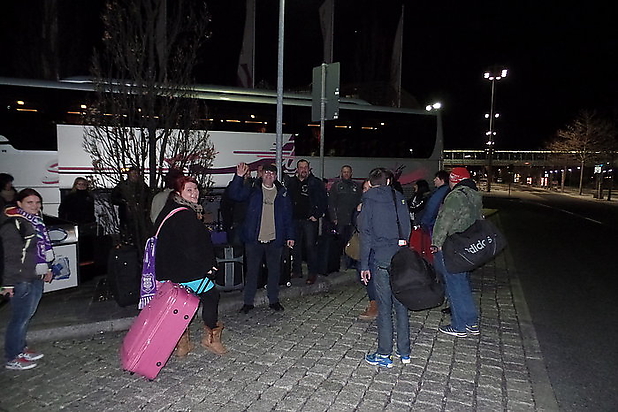 064-Anreise der Hauptgruppe - Freitag, 16. Januar Flughafen DD Morgens gegen 6.25 Uhr