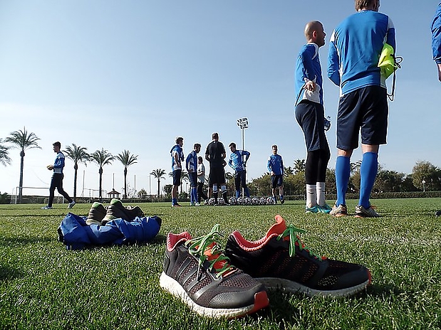 627-Abschlusstraining ist vorbei. Es fehlen noch Bälle.