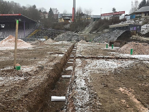 7. KW 2016 Bau der neuen Trinkwassertrasse. Foto: Röckert