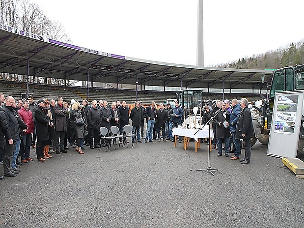 11.12.2015 Offizieller Baustart. Foto: Seifert