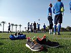627-Abschlusstraining ist vorbei. Es fehlen noch Bälle.